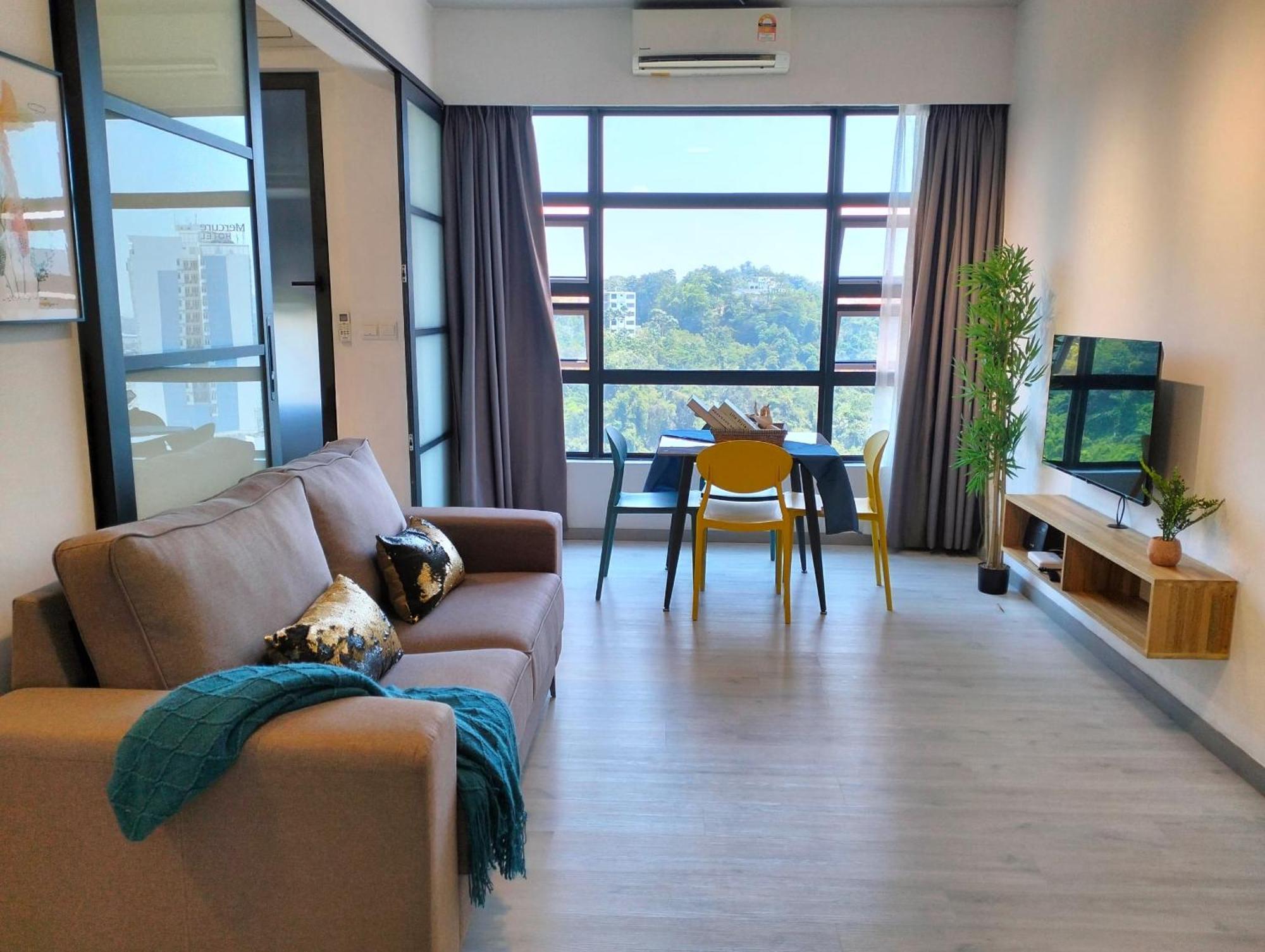 Jq1 Sea & Pool Or City View Wifi I Washing Machine For Some Units I Cuckoo Water Jesselton Quay By R2 Kota Kinabalu Kültér fotó