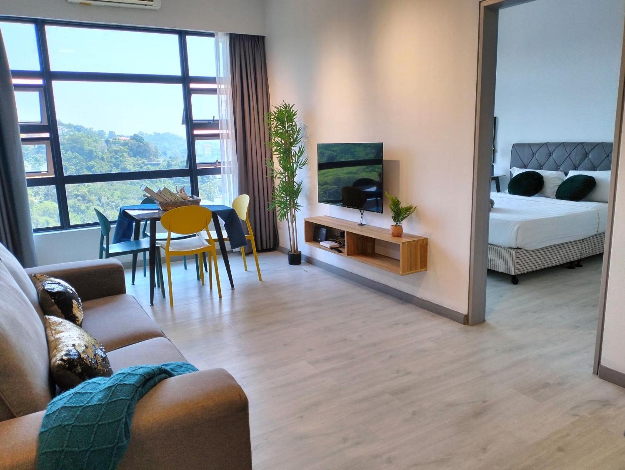 Jq1 Sea & Pool Or City View Wifi I Washing Machine For Some Units I Cuckoo Water Jesselton Quay By R2 Kota Kinabalu Kültér fotó