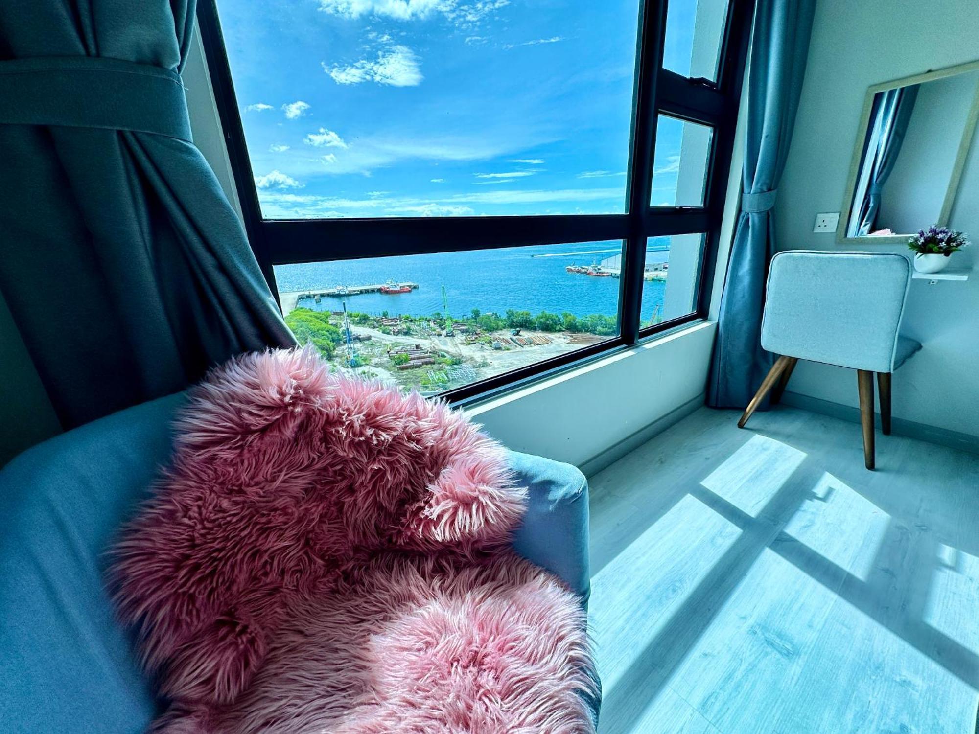 Jq1 Sea & Pool Or City View Wifi I Washing Machine For Some Units I Cuckoo Water Jesselton Quay By R2 Kota Kinabalu Kültér fotó