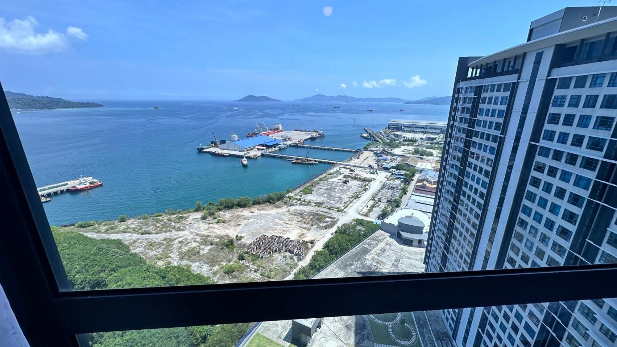 Jq1 Sea & Pool Or City View Wifi I Washing Machine For Some Units I Cuckoo Water Jesselton Quay By R2 Kota Kinabalu Kültér fotó