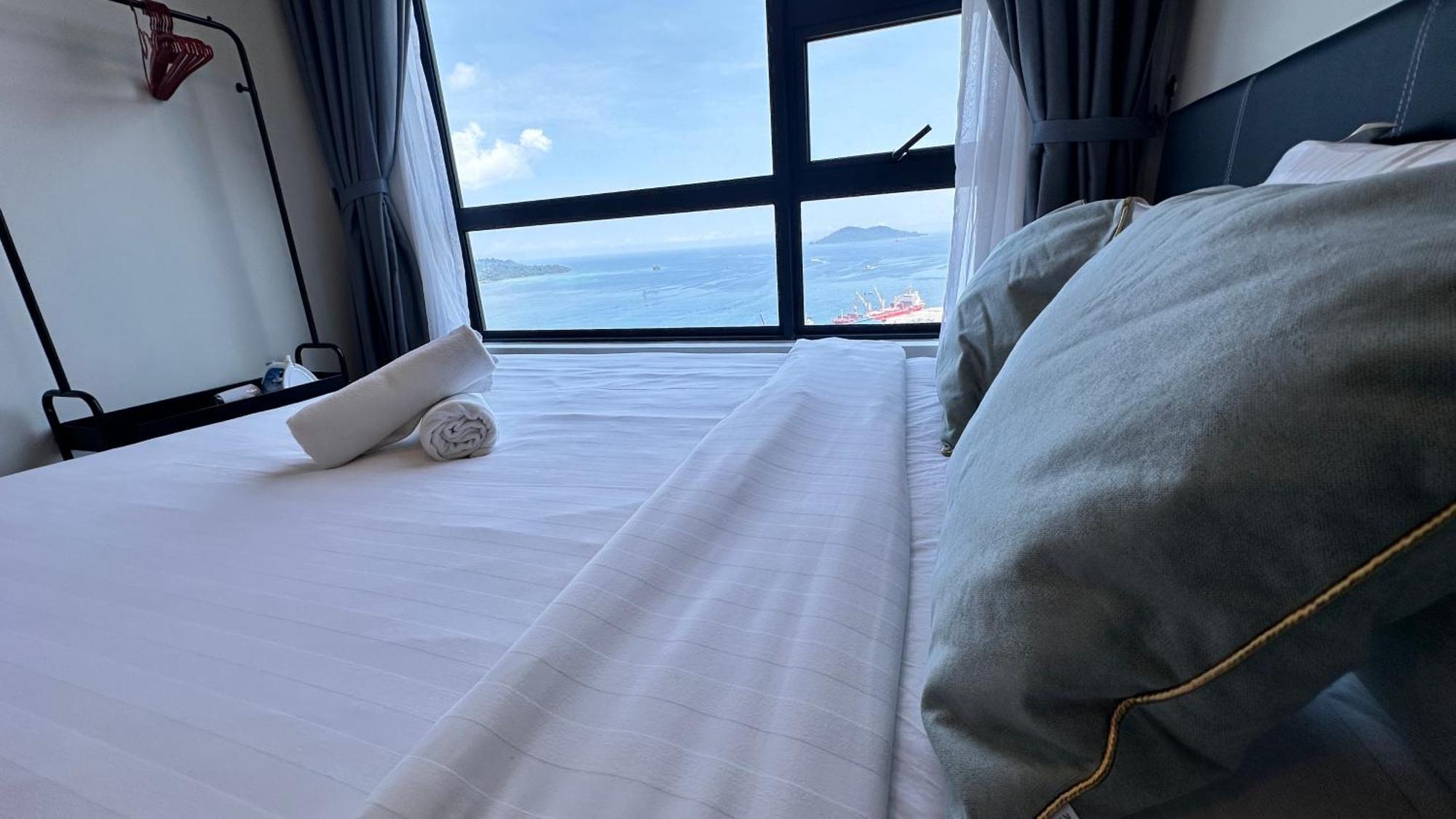 Jq1 Sea & Pool Or City View Wifi I Washing Machine For Some Units I Cuckoo Water Jesselton Quay By R2 Kota Kinabalu Kültér fotó